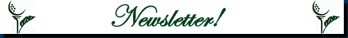 Sprig O'Mint Golf Club - Newsletter!